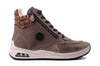 RIEKER 44565-25 brown, trzewiki damskie
