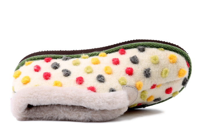 MANITU 340010-81 offwhite, kapcie damskie