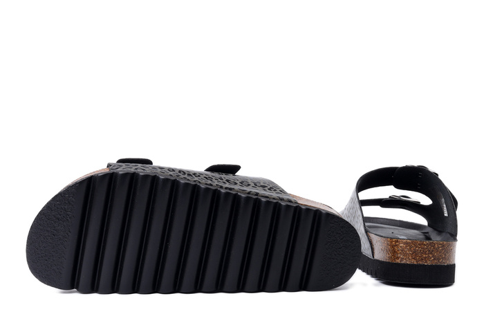 DR. BRINKMANN 700794-01 schwarz, klapki damskie