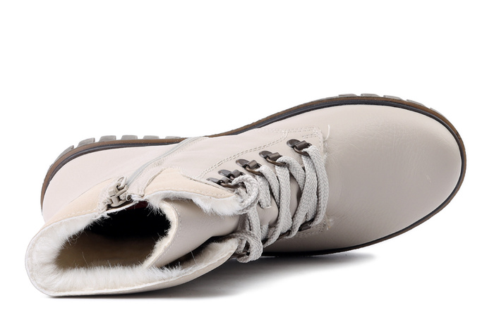 RIEKER TEX Y3433-60 beige, trzewiki damskie