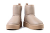 EMU AUSTRALIA W13189 Stinger Mini Flatform Leather sand, botki damskie