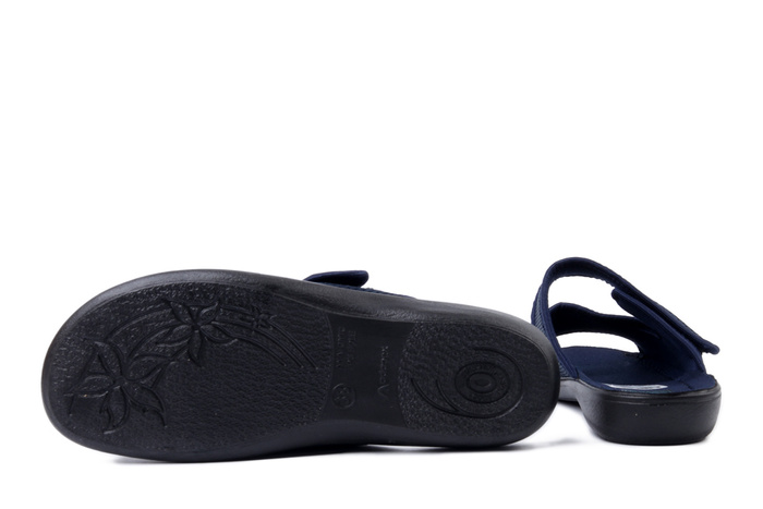 ADANEX 30261 DIK7VD granatowy, kapcie damskie