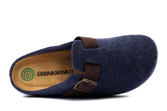 DR. BRINKMANN 220077-05 blau, klapki męskie