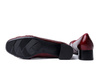 RIEKER 45068-35 red, czółenka damskie