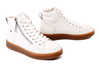 RIEKER W1971-80 white, trzewiki damskie