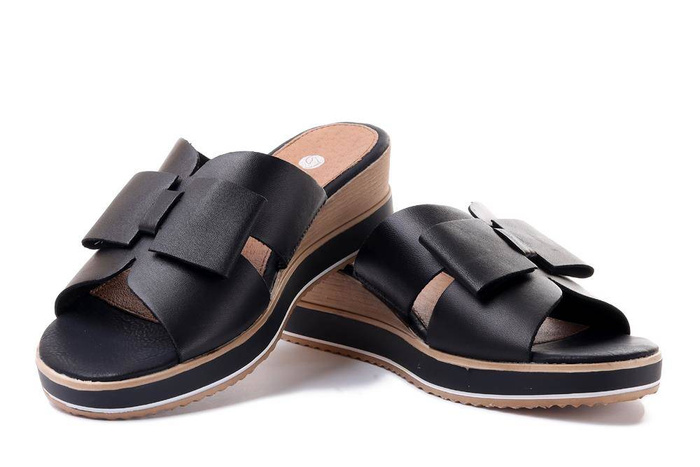 RIEKER REMONTE D6456-00 black, klapki damskie
