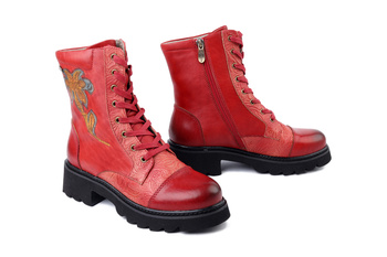 LAURA VITA 0007284 Kouleo 24 rouge, trzewiki damskie