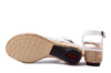 RIEKER 66176-81 white, sandały damskie