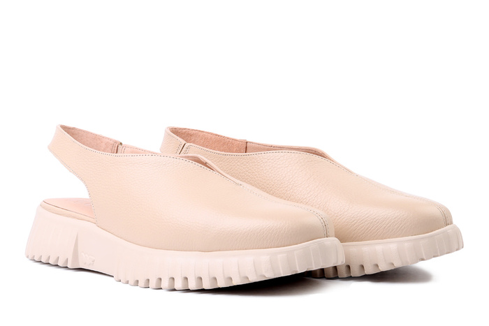 WONDERS A-4411 beig, sandały damskie