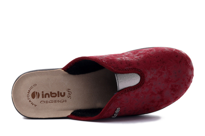 INBLU GI-14 066 śliwkowy, kapcie damskie