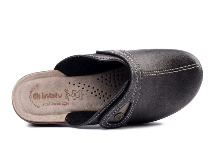 INBLU LY-80 045 szary, kapcie damskie