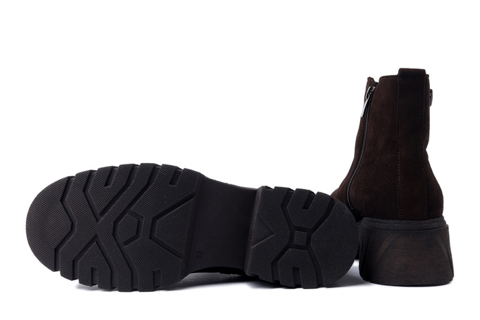 BIOECO BY ARKA 7858 2941+1290 brąz, botki damskie