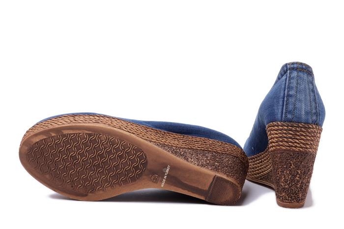 ARTIKER RELAKS 40C236 jeans, czółenka damskie
