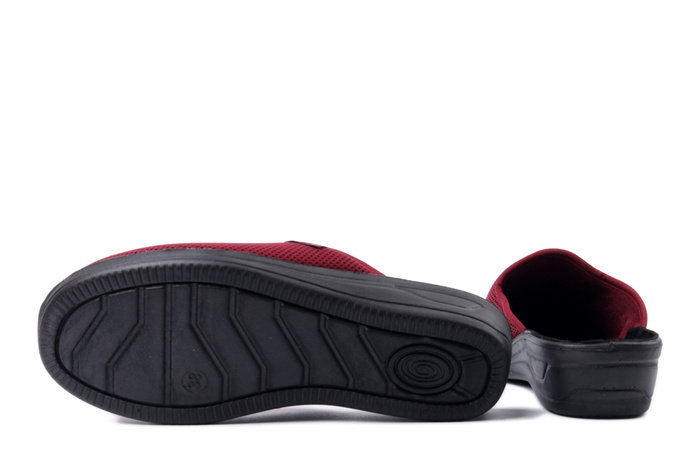 METEOR 709 Marianna bordowy, kapcie damskie