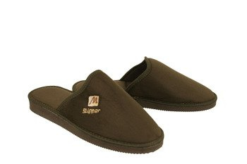 METEOR 026 ALEK brązowy, kapcie młodzieżowe