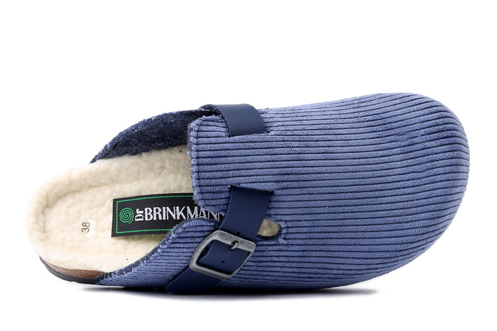 DR. BRINKMANN 320278-05 blau, kapcie damskie