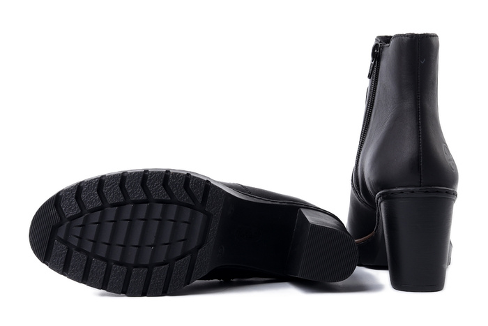 RIEKER Y2577-00 black, botki damskie