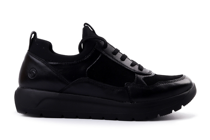 RIEKER REMONTE D2V00-00 black, półbuty damskie