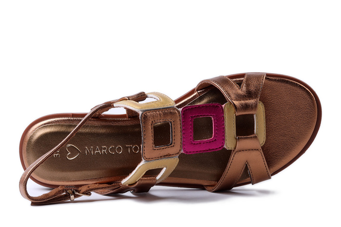 MARCO TOZZI 2-28145-44 938 M2814544 bronce comb, sandały damskie