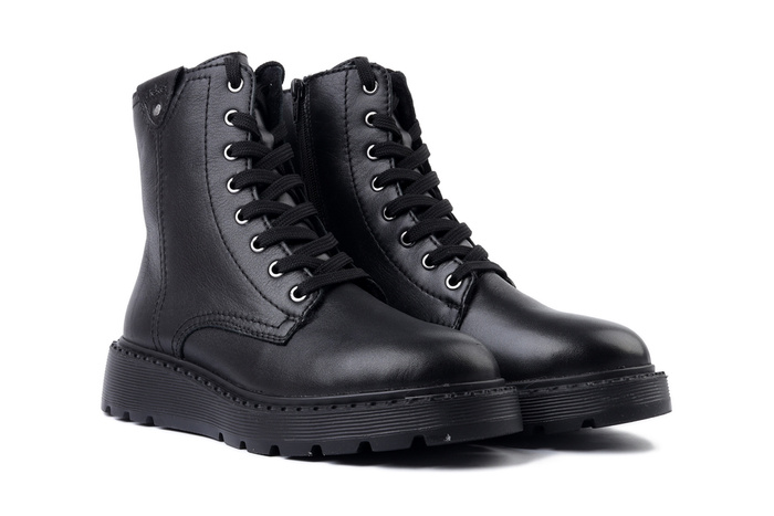 RIEKER 70408-00 black, trzewiki damskie