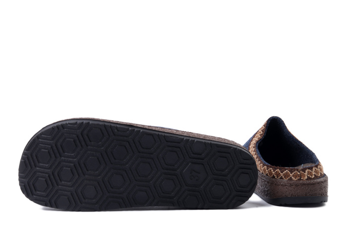 INBLU NL-09 041 szaro-niebieski, kapcie damskie