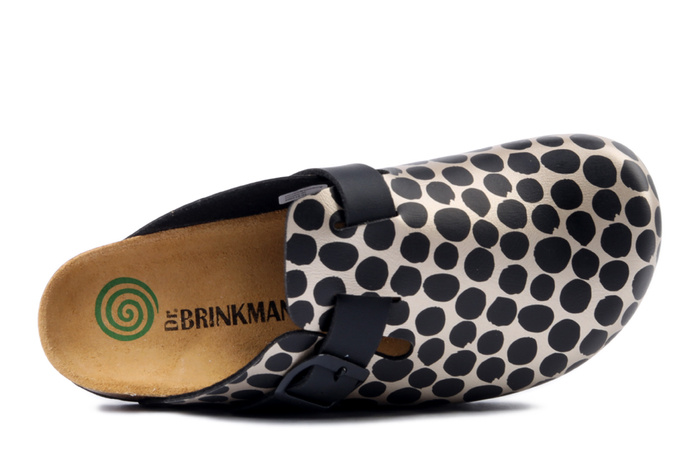 DR. BRINKMANN 600113-01 schwarz, klapki damskie