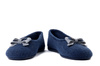 MANITU 340083-05 blue, kapcie damskie