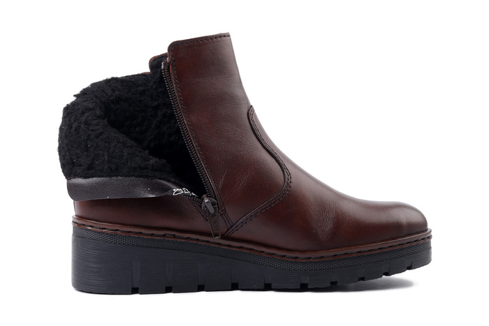 RIEKER X9165-27 brown, botki damskie