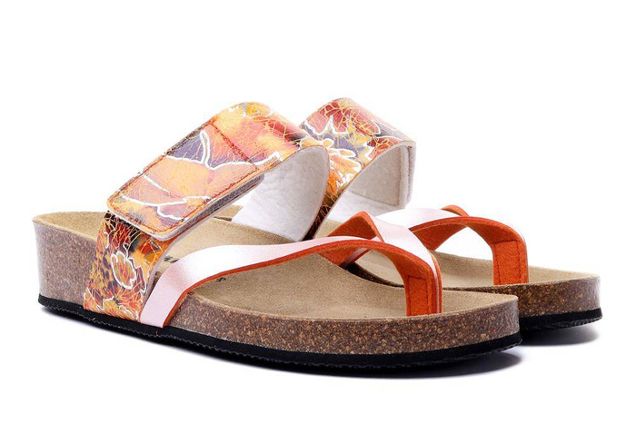 DR. BRINKMANN 700060-62 orange, klapki/japonki profilaktyczne damskie