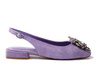 ALMA EN PENA V240391 suede lilac, czółenka damskie