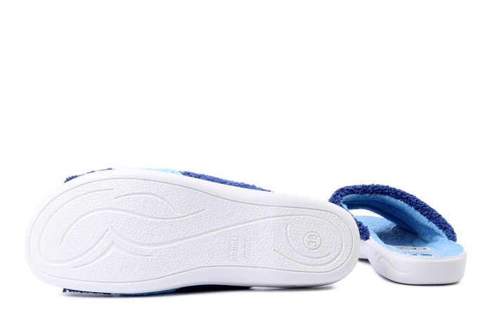 ADANEX 29958 SAK8WVV niebieski, kapcie damskie