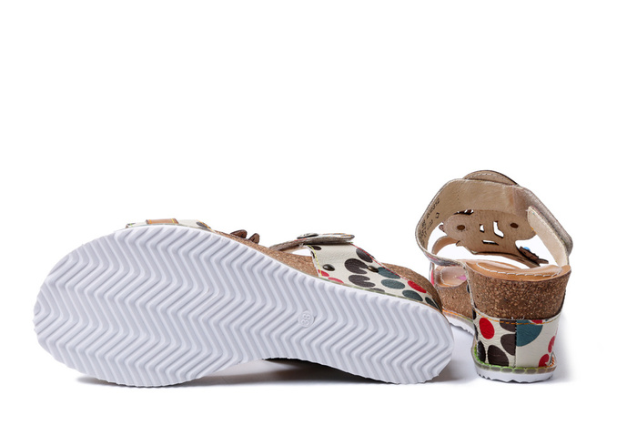 LAURA VITA BONITO 224 SD313-2 beige, sandały damskie