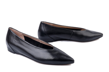 WONDERS A-3802 negro, czółenka damskie