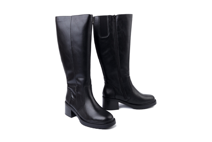RIEKER Y5254-00 black, kozaki damskie