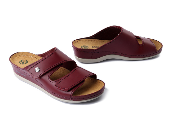 DR. BRINKMANN 700617-41 bordeaux, klapki damskie