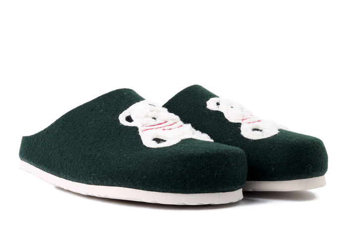 DR. BRINKMANN 320708-07 grun, kapcie damskie