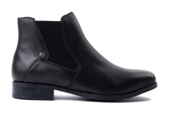 RIEKER 77051-00 black, botki damskie