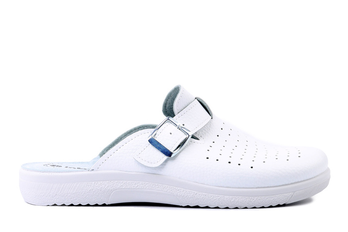 INBLU DG-15 001 biały, klapki męskie