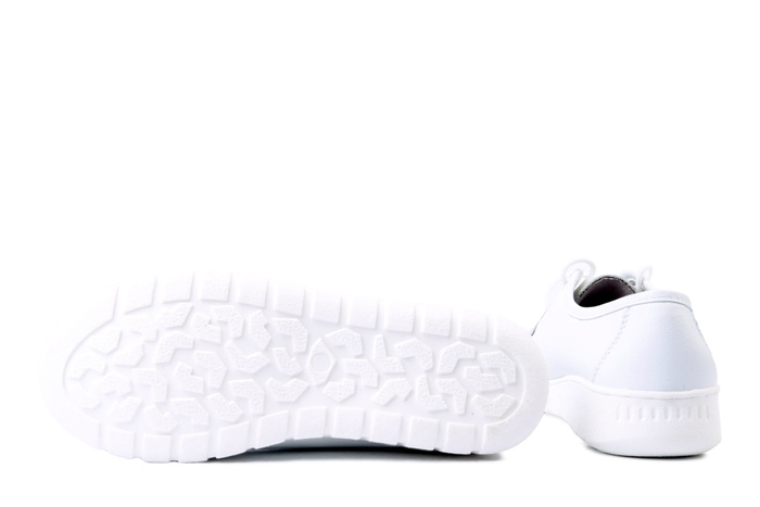 SOLO 068SZ biały gr, półbuty damskie