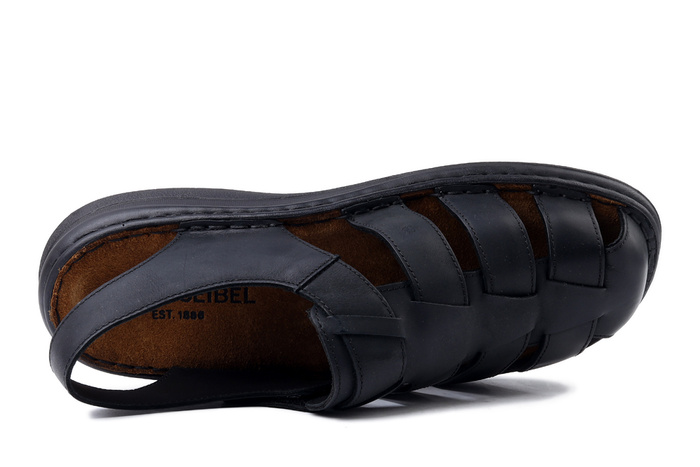 JOSEF SEIBEL 10674 66 100 Max 74 schwarz, sandaly męskie