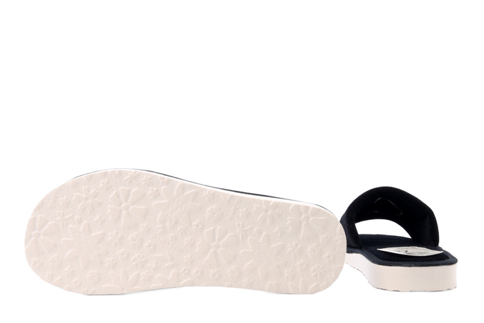 METEOR 044 Zuza czarny/róż, kapcie damskie