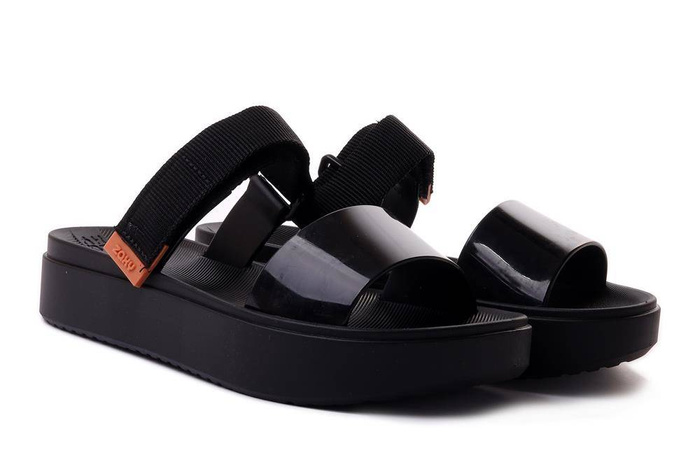 ZAXY 18166 STEP TAM FEM HH285282 czarny, klapki damskie