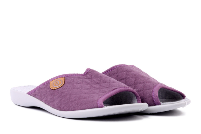 BEFADO 255D 010 fiolet, kapcie damskie