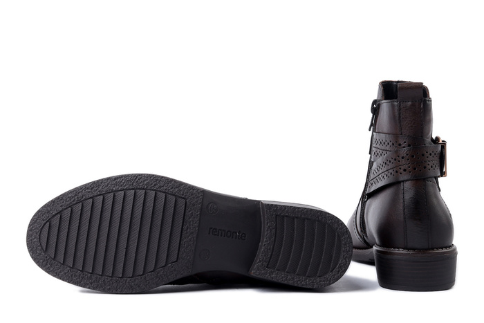 RIEKER REMONTE D0F81-25 brown, botki damskie