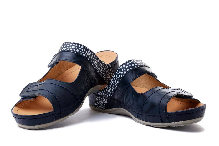 DR. BRINKMANN 700048-05 blau, klapki profilaktyczne damskie