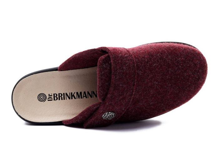 DR. BRINKMANN 700081-41 bordeaux, kapcie/klapki damskie