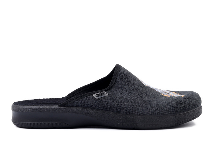 BEFADO 548M 041 czarny, kapcie męskie