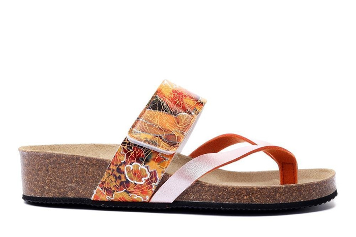 DR. BRINKMANN 700060-62 orange, klapki/japonki profilaktyczne damskie