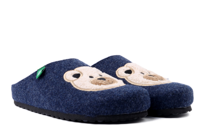 DR. BRINKMANN 320262-05 blau, kapcie damskie