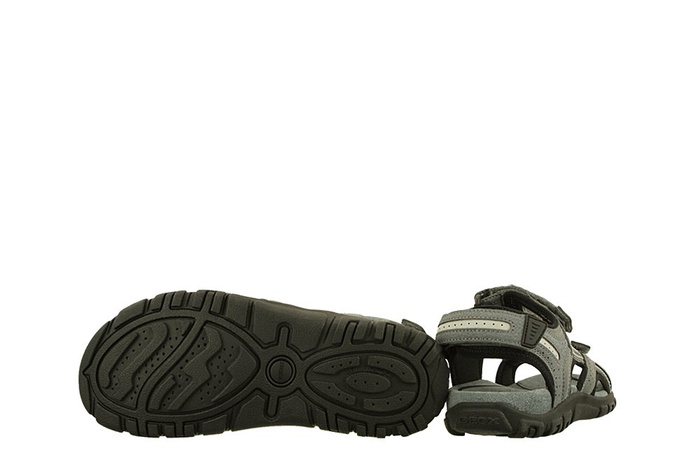 GEOX U8224D S.STRADA 0BC50 C9014 stone/lt grey, sandały męskie
